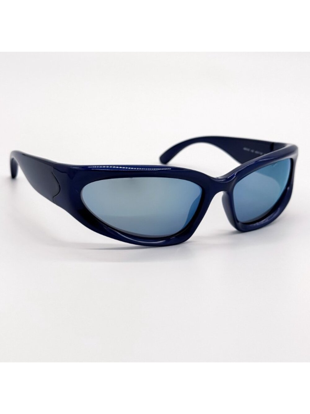 NEW BALENCIAGA BB0157S 009 SUNGLASSES BLUE UNISEX EYEWEAR BALENCIAGA - Picture 5 of 10